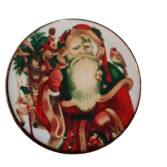 F. Albrecht The Corker Santa Wine Bottle Cork Stopper Barware Christmas Holiday - Picture 1 of 7